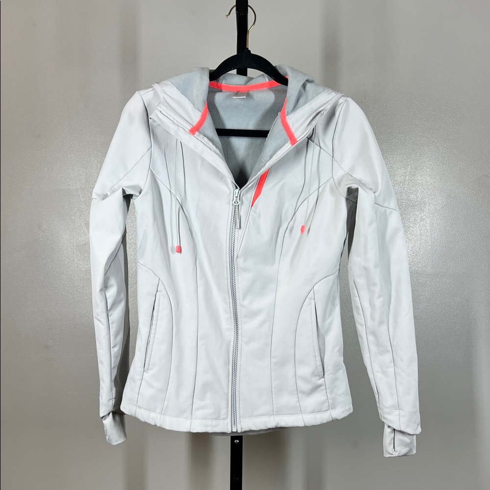 Mondetta Women's White Ski Jacket with Pink Accents